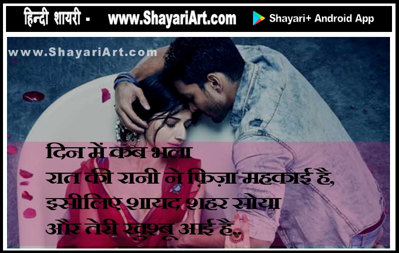 दिन में कब – Good Night Shayari